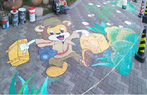  黎平夏季画地面彩绘会遇到的问题