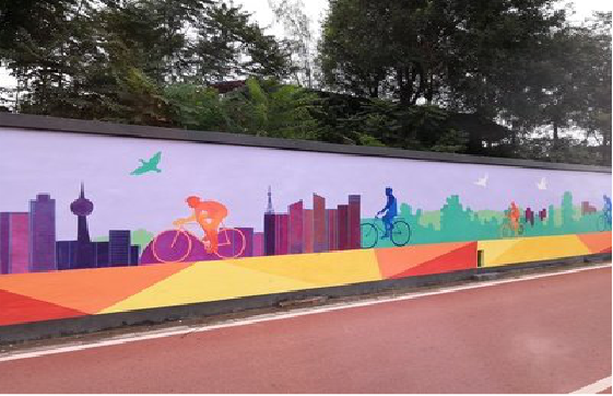  黎平墙体彩绘-围墙