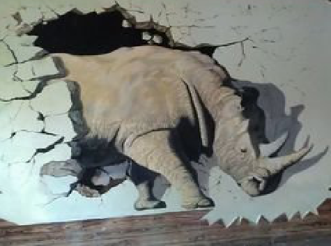  黎平在墙绘中，如何绘制3D效果？